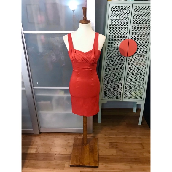 NWT Lulu’s Minuet Red Fitted Dress - Picture 1 of 5